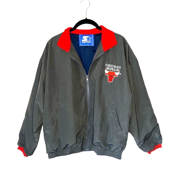 STARTER Other - Vintage Early 90's Starter NBA Chicago Bulls Lightweight Zip Up Jacket S